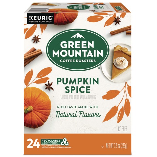 Bulk Savings Pricing 2 | Green Mountain Coffee 5000368942 Fair Trade Certified Flavored Coffee K-Cups - Pumpkin Spice (24/Box) image number 0
