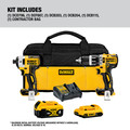 Combo Kits | Dewalt DCK287D1M1 20V MAX XR Hammer Drill/Driver & Impact Driver Combo Kit image number 1