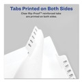 Customer Appreciation Sale - Save up to $60 off | Avery 82194 11 in. x 8.5 in. 25-Tab 276-300 Tab Titles Preprinted Legal Exhibit Side Tab Allstate Style Index Dividers - White (1-Set) image number 2