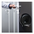 New Year New Savings! Save $25 off $150 | Tork 66TR 10.63 x 5.75 x 12 Jumbo Bath Tissue Dispenser - Smoke (1/Carton) image number 7
