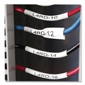Labels | DYMO 18057 0.75 in. x 5 ft. Rhino Heat Shrink Tubes Industrial Label Tape - White/Black Print (1-Roll) image number 5