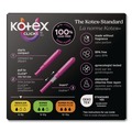 Cleaning & Janitorial Supplies | Kimberly-Clark 53445 U by Kotex Regular Click Compact Tampons (8 Packs/Carton) image number 3