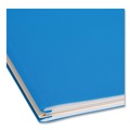 File Folders | Smead 14045 2 in. Expansion Six-Section Poly Classification Folders - Blue Exterior/Letter Size (10/Box) image number 5