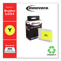 Ink & Toner | Innovera IVR20051Y 400 Page-Yield, Replacement for Brother LC51Y, Remanufactured Ink - Yellow image number 2