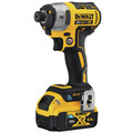 Impact Drivers | Dewalt DCF888P2BT 20V MAX XR 5.0 Ah Cordless Lithium-Ion Brushless Tool Connect 1/4 in. Impact Driver Kit image number 2