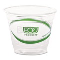 Office Jansan | Eco-Products EP-CC9S-GS GreenStripe 9 oz. Renewable and Compostable Cold Cups - Clear (1000/Carton) image number 2