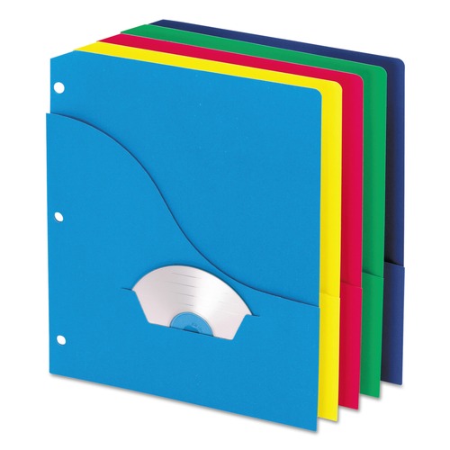 Office Jansan | Pendaflex 32900 3-Hole Punched Pocket Project Letter Folders - Assorted File Folder Colors (10/Pack) image number 0