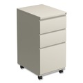  | Alera ALEPBBBFPY 14.96 in. x 19.29 in. x 27.75 in. 3-Drawers: Box/Box/File Legal/Letter Left or Right File Pedestal with Full-Length Pull - Putty image number 0