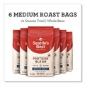 Coffee | Seattle's Best 12407831 12 oz Bag Medium Roast Whole Bean Coffee - Port Side Blend (6/Carton) image number 1