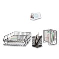 Office & Office Supplies | U Brands 2004U00-01 Vena 8-Compartment Desktop Organization Kit - Black (3/Kit) image number 3