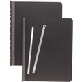 Office Jansan | ACCO A7025971A 8.5 in. x 11 in. 3 in. Capacity Two-Piece Prong Fastener Pressboard Report Cover with Tyvek Reinforced Hinge - Black image number 1