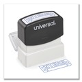  | Universal UNV10052 Pre-Inked 1 Color ENTERED Message Stamp - Blue image number 3