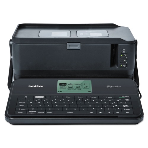 Bulk Savings Pricing 3 | Brother P-Touch PTD800W PT-D800W 12.25 in. x 7.5 in. x 6.12 in. 60 mm/s Print Speed Commercial/Lite Industrial Portable Label Maker image number 0