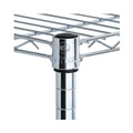 Tool Storage Accessories | Alera ALESW833614SR 36 in. x 14 in. x 36 in. 3-Shelf Residential Wire Shelving - Silver image number 1