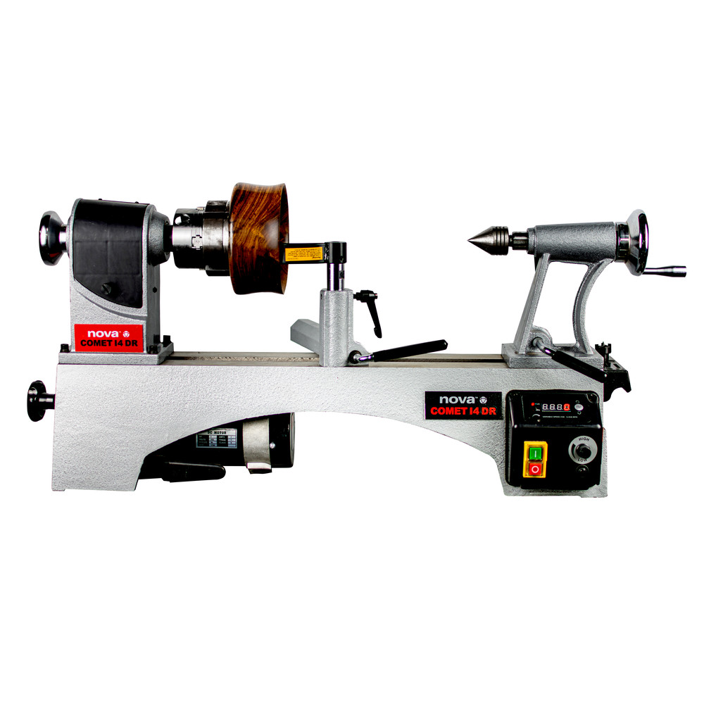 NOVA Comet 14DR Variable Speed 14 in. Midi Lathe Bundle