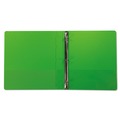 Office Jansan | Samsill U86378 11 in. x 8.5 in. 3 Rings 1 in. Capacity Earth&rsquo;s Choice Plant-Based Durable Fashion View Binder - Lime (2/Pack) image number 2
