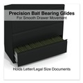  | Alera 25505 42 in. x 18.63 in. x 40.25 in. 3 Legal/Letter/A4/A5 Size Lateral File Drawers - Black image number 5