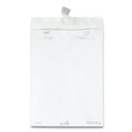 Office Jansan | Survivor QUAR1460 9 in. x 12 in. #10 1/2 Square Flap Redi-Strip Adhesive Closure Lightweight 14 lbs. Tyvek Catalog Mailers - White (100/Box) image number 1