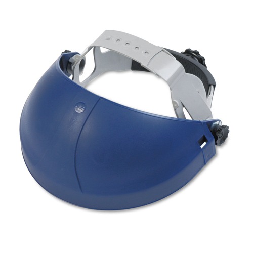 3M 8 in. x 14 in. Tuffmaster Deluxe Headgear with Ratchet Adjustment - Blue