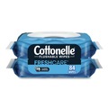 Toilet Paper | Cottonelle 35970 Fresh Care 1-Ply 3.73 in. x 5.5 in. Flushable Cleansing Cloths - White (8/Carton) image number 1