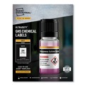  | Avery 60517 UltraDuty 1 in. x 2.5 in. GHS Chemical Waterproof and UV Resistant Labels - White (600/Pack) image number 0