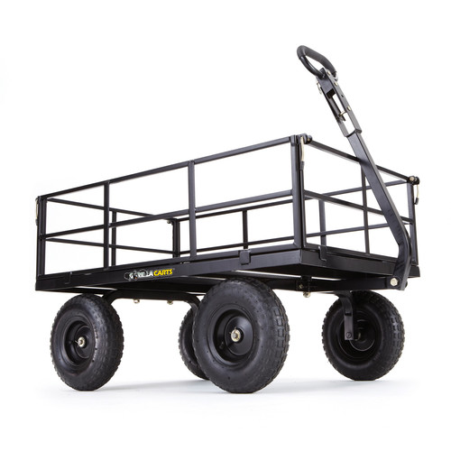 Tool Carts | Gorilla Carts GOR1200-COM 1,200 lb. Capacity Heavy-Duty Steel Utility Cart image number 0