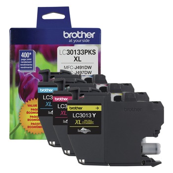 Brother 400 Page-Yield High-Yield Ink - Cyan/Magenta/Yellow (3/Pack)