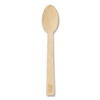 World Centric SP-BB-67 6.7 in. Bamboo Cutlery Spoon - Natural (2000/Carton)
