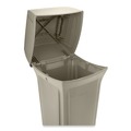 Trash & Waste Bins | Rubbermaid Commercial FG843088BEIG Ranger 35-Gallon Fire-Safe Structural Foam Container - Beige image number 6