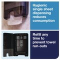 Paper Towel Holders | Tork 553028 Xpress 11.9 in. x 4 in. x 17.5 in. H2 Multifold Hand Towel Dispenser - Black image number 1