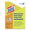 Cleaning Tools | S.O.S. 88320 2.4 in. x 3 in. Steel Wool Soap Pads (15 Pads/Box 12 Boxes/Carton) image number 5