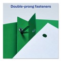 Office Jansan | Avery 47977 0.5 in. Capacity 11 in. x 8.5 in. Prong Fastener Two-Pocket Folder - Green (25/Box) image number 5