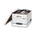 Boxes & Bins | Bankers Box 1277601 STOR/FILE 12.5 in. x 16.25 in. x 10.5 in. Basic-Duty Storage Boxes - Kraft/Green (12/Carton) image number 2