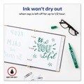 Office Jansan | Avery 08885 Broad Chisel Tip Large Desk-Style MARKS A LOT Permanent Marker - Green (1-Dozen) image number 5