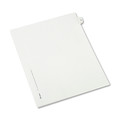 Avery 01425 11 in. x 8.5 in. Legal Exhibit Letter Y Side Tab Index Dividers - White (25-Piece/Pack) image number 1