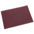 Cleaning Cloths | Scotch-Brite PROFESSIONAL 7447 6 in. x 9 in. General Purpose Hand Pad - Maroon (60/Carton) image number 1