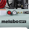 Portable Air Compressors | Metabo HPT EC2610EM 5.5 HP 8 Gallon Oil-Lube Wheelbarrow Air Compressor image number 3