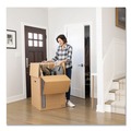 Office Jansan | Bankers Box 7711001 SmoothMove 24 in. x 24 in. x 40 in. Regular Slotted Container Wardrobe Box - Brown/Blue (3/Carton) image number 3