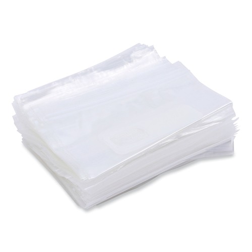  | Boardwalk BWKQUARTBAG Reclosable 1 Quart 7 in. x 8 in. Food Storage Bags - Clear (500/Box) image number 0