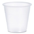 Last Chance for these Amazing Deals | Dart Y35 3.5 oz. High-Impact Polystyrene Cold Cups - Translucent (2500/Carton) image number 2