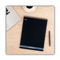 Office Jansan | Cambridge 59882 8.5 x 11.5 Sheets (70) Stiff-Back Wire Bound Medium/College Rule Notepad - Navy Cover/White Sheets image number 4