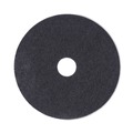  | Boardwalk BWK4018BLA 18 in. Diameter Stripping Floor Pads - Black (5/Carton) image number 0