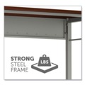Office Desks & Workstations | Linea Italia LITTR742CH Trento Line 59.13 in. x 23.63 in. x 29.5 in. Rectangular Desk - Shaker Cherry image number 5
