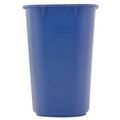 Trash & Waste Bins | Rubbermaid Commercial FG295573BLUE 13.63-Quart Rectangular Deskside Recycling Container - Small, Blue image number 2