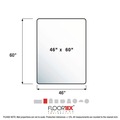 Office Jansan | Floortex ECM121525ER Cleartex MegaMat 46 in. x 60 in. Heavy-Duty Polycarbonate Mat for Hard Floor/All Carpet - Clear image number 9