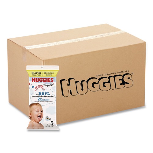 Skin Care & Personal Hygiene | Huggies 57031 Size 5 Over 27 lbs. Snug and Dry - Disney Design (30/Carton) image number 0