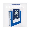 Office Jansan | Avery 79814 3 Locking One Touch EZD Rings 4 in. Capacity 11 in. x 8.5 in. Heavy-Duty View Binder with DuraHinge - Pacific Blue image number 4