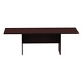 Alera ALEVA719642MY 94-1/2 in. x 41-3/8 in. x 29-1/2 in. Valencia Series Conference Rectangle Table - Mahogany image number 2