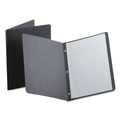 Office Jansan | Oxford 52506EE 3 Fasteners Report Cover Panel and Border Cover - Letter, Black (25/Box) image number 0