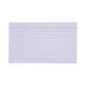  | Universal UNV47210EE 3 in. x 5 in. Ruled Index Cards - White (100/Pack) image number 0